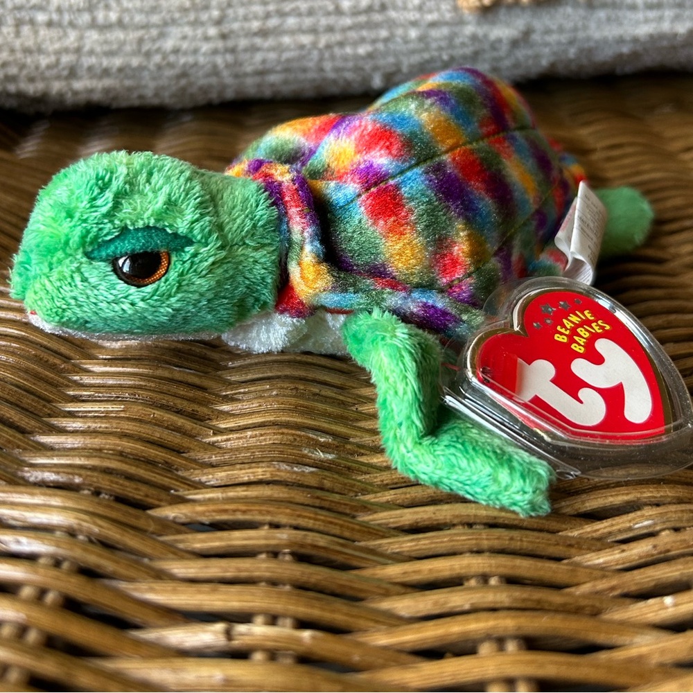 2/$30⚡️- TOY | Ty Beanie Baby Zoom the turtle 2001